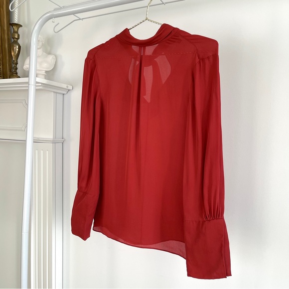 Massimo Dutti Red Blouse - Picture 3 of 5